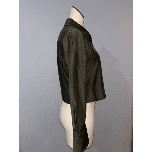 Equipment Femme Women’s Dahlia Crop Cotton Blend Button Up Shirt size S NWT - Picture 9 of 10